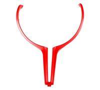 Carbon Fiber Steering Wheel Trim Cover For B&MW M2 F87 M3 F80 M4 F82 M5 F10 M6 F06 Shift Paddle Extension(RED)