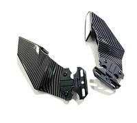 Carbon Fiber Style Adjustable Side Wing Spoiler Fairing With Rear View Mirrors For Yamaha YZF R1 R3 R6 R15 R25 R125 T-MAX530