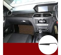 Carbon Fiber Style Car Interior Center Console Decoration Panel Cover Trim For Benz C Class W204 2010-2013 Right Hand Drive Accessories