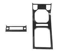Carbon Fiber Style Center Console Gear Panel Trim for Land Fit for Rover Range Fit for Rover Evoque 12-17 Sturdy Construction Decorative Panel for Automotive Use