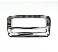Carbon Fiber Style Center Console Radio Trim Panel for A B Class W176 W246 GLA X156 CLA C117 2013 Frame Cover for Car Navigation CD Player Multimedia Center Control Decoration Sticker