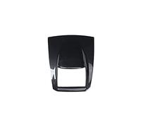 Carbon Fiber Style Center Console Radio Trim Panel for Fiesta 2008-2013 Frame Cover for Car Navigation CD Player Multimedia Center Control Decoration Sticker
