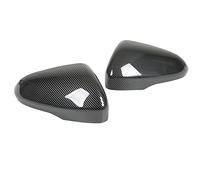 Carbon Fiber Style Door Mirror Caps Left Right Durable ABS Side Mirror Cover Replacement for Fusion 2013 and Up 2pcs Set