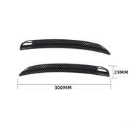 Carbon Fiber Style Rear Wing Spoiler Extension Lip Fins for F55 F56 S/JCW Models, ABS Plastic Material with IP67 Waterproof Rating