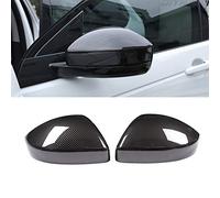 Carbon Fiber Style Side Rear View Mirror Cover Cap Cover for Discovery Sport 15-18 Evoque Velar 16-18 F-Pace 17-18