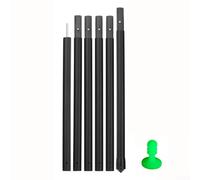 Carbon Fiber Tarp Tent Poles, Telescopic Pole for Tents Tarp Adjustable Canopy Rods Camping Poles for Tarpaulin Awning Canopy(2.5m)