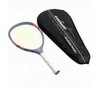 Carbon Fiber Tennis Racket With Zippered Cover For Travel Protection Suitable For Club Training And Casual Court
