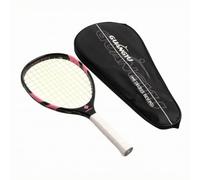 Carbon Fiber Tennis Racket With Zippered Cover For Travel Protection Suitable For Club Training And Casual Court