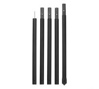 Carbon Fiber tent Pole Telescopic Adjustable tarp Poles for Tarp Canopy Camping Awning Shelter Backpacking Hiking (1m)