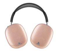 Carbon Fiber Texture Case Cover for AirPods Max Headphone, TPU Anti-Scratch Ear Cup Cover, Protective Skin Accessories for Apple AirPods Max(2024/2020) - Rose Gold