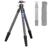 Carbon Fiber Tripod for Camera with 360° Panoramic Ball Head, 67" Compact Lightweight Travel Tripod for DSLR Video Camcorder, Max Load 10kg/22lbs
