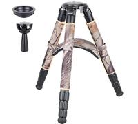 Carbon Fiber Tripod Heavy Duty Bowl Tripod with Camouflage Sleeve ARTCISE AS90CG with 75mm Bowl and Adapter 10 Layers Carbon Fiber 40mm Leg Tube Max Load 88 Lbs/40kg(Tripod + Bowl Adapter)
