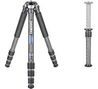 Carbon Fiber Tripod-INNOREL CT75C Super Professional Portable Travel Tripod for DSLR Camera Heavy Duty Compact Stand Support 1.1in/28mm Tube Max load 44lbs/20kg with Short Center Column Only tripod
