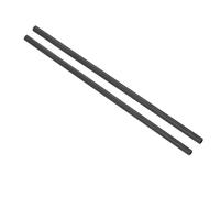 Carbon Fiber Tubes, 2pcs 50cm Length Hollow Tube 2mm 2.5mm 3mm 4mm 5mm 6mm 7mm 8mm 9mm 10mm For DIY Kite/RC Model Airplane Quadcopter(2mmx1mm)