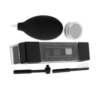 Carbon Fiber Vinyl Record Cleaning Brush Kit for Home Use | Includes Stylus Cleaner, Cleaning Cloth, Duster Brush, Mud and Spray Bottle, Black Finish for Albums