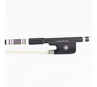 Carbon Fiber Viola Bow 4/4 Size 101M VINGOBOW Advanced Level Parisian Eyes Ebony Frog Well Balanced Light Weight Natural Horse Hair