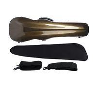Carbon Fiber Violin Case with Hygrometer and Straps, Lightweight Hard Shell for Secure Transport