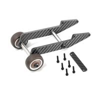 Carbon Fiber Wheelie Bar Modify Parts For Arrma Quake For Gorgon 1/10 | Carbon fiber wheelie bar for RC Car Upgrades and Parts improves launch control and adds stable style Parts
