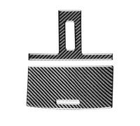 Carbon Fiber Window Switch Panel Trim Fits for Dodge Challenger 2015-2023, 2PCS Power Window Control Button Cover Interior Accessories (Black, Left-Hand Drive)(Reading Light Control Panel Sticker)