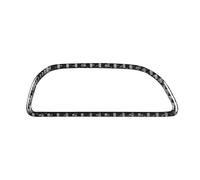 Carbon Fiber Window Switch Panel Trim Fits for Dodge Challenger 2015-2023, 2PCS Power Window Control Button Cover Interior Accessories (Black, Left-Hand Drive)(Gear Shift Storage Box Frame Sticker)