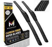 Carbon Fiber Windshield Wipers Blades 22"+22" | Patented Automotive Replacement Windshield Wiper Blades for my Car | Limpiaparabrisas De Carro | Front Windshield Wipers for my Car | Wiper Blade 2 Pack