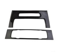 Carbon Fibre Air Condition and CD Panel Trim for BMW for 3 Series E90 E92 E93 2005-2012, Interior Moulding Upgrade with for Easy Installation, Set of 2