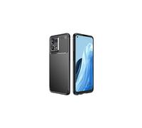 Carbon Fibre Case for Oppo Reno 7 Flexible, Shockproof, Slim, Soft TPU Protective Shell Cover with Carbon Fibre Detailing