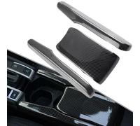 Carbon Fibre Centre Console Trim for Civic 2016-2021, ABS Plastic Dashboard Panel Wrap, Car Interior Decoration Stickers, For Civic 10th Gen Accessories(As picture shown)