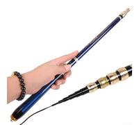 Carbon Fibre Fishing Rod Telescopic Carp Pole Short Section River Rod Four-Position Adjustable Length for Lakes Reservoirs Crucian Carp(3.6)