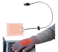 Carbon Fibre Heating Mat - 5 Volts Energy Efficient Portable | USB Heating Mat for Winter Gloves, Hiking, Camping, Fishing, Cycling, Reading Cold and Winter Weather