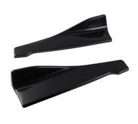 Carbon fibre look side skirts 2Pcs Universal Car Bumper Spoiler Rear Lip Angle Splitter Diffuser Winglet Wings Anti-Crash Side Skirt Car Styling
