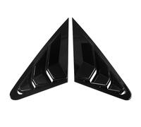 Carbon fibre look side skirts Car Styling Accessories ABS Rear Window Louvers Shutters Blinds Cover Trim 2pcs A3 8V for Sedan 2014-2019(1)