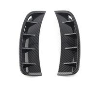 Carbon fibre look side skirts For Mercedes for Benz A-Class A35 for AMG A220 A200 A250 W177 2X Car Front Wheel ABS Air for Vent Hood Side for Fender Trim 2019 2020(2)