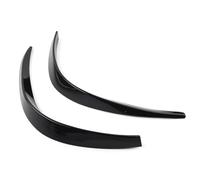 Carbon fibre look side skirts For Mercedes for Benz W177 A-Class A260 A35 for AMG 2019 2020 2X Car Front Bumper Splitter Spoiler Canard Glossy Black(2)