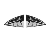 Carbon fibre look side skirts For Tesla for Model 3 2PCS Car Rear Window Triangle Sticker Exterior Carbon Fi&ber Sticker Shutter Accessrories(1)