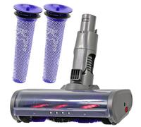 Carbon Fibre Motorhead Floor Tool + Pre-Motor Filters x 2 for DYSON V6 SV03 Vacuum Cleaner