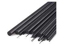 Carbon Fibre Rods, 10pcs Carbon Fiber Rod Solid Round Rods Diameter 1mm 2mm 3mm 4mm 5mm 6mm 7mm 8mm 11mm 12mm Length 500mm for DIY (Color:8mm 2pcs) (Color : 8mm 2pcs) (Color : 8mm 2p ( Color : 12mm 2p
