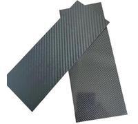 Carbon Fibre Sheet 1pc 100mmx250mm 3K Carbon Fiber Sheets Panel Board 0.5mm-5mm Thickness Model Materi for Airplane(1.5mm twill matte)