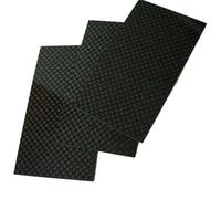 Carbon Fibre Sheet 1pcs 100mmx250mm Carbon Fiber Sheets Panel Board 0.5mm-5mm Thickness Model Materi for Airplane(1.5mm twill glossy)