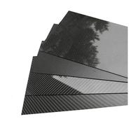 Carbon Fibre Sheet 400x500mm 3K Pure Carbon Fiber Plate Sheet High Strength Plain Twill Weave Carbon Board Panel 1mm 1.5mm 2mm 2.5mm 3mm 4 5mm 6mm(5.0mm plain glossy)
