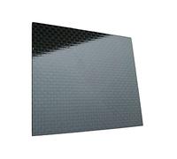 Carbon fibre sheet, High Strength Carbon Board Panel 400X500Mm Glossy Surface Thickness 0.2-8Mm(Thickness:3.0Mm)