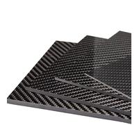Carbon Fibre Sheets 0.2-10mm Plain Glossy Matte Carbon Plate Panel Sheets Carbon Fiber Board(200x200x5mm)
