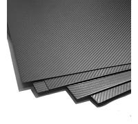 Carbon Fibre Sheets 1Pc Carbon Fiber Sheet 200x250mm Carbon Panel 0.5mm-5mm Thick Carbon Fiber Model Material(5.0mm Twill Matte)