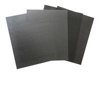 Carbon Fibre Sheets 245x395mm Carbon Fiber Plate Sheet Strength Carbon Board Panel Thickness 0.5mm 1.0mm 1.5mm 2mm 2.5mm 3.0mm 4mm 5mm(0.5mm Twill Glossy)