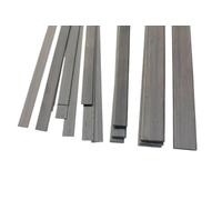 Carbon Fibre Sheets 4pcs Carbon Fiber Sheet Diameter 0.5 0.6 0.8 1 1.2 2 3 4 X 3 4 5 6 7 10 12 15 20MM Carbon Fiber Strip(4pc 3X12MM)