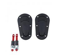 Carbon Fibre Universal Bonnet Locks And Racing Accessories Front Front bonnet lock latch(Black)