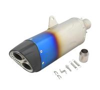 Carbon Fibre Universal Motorcycle Dual Air Vents Exhaust Pipe Modify 51MM DB Killer Escape Muffler For BMW F900R F 900 R