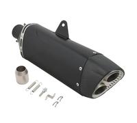 Carbon Fibre Universal Motorcycle Dual Air Vents Exhaust Pipe Modify 51MM DB Killer Escape Muffler For Kawasaki Z900 Z 900