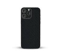 Carbon Fibre Vinyl Skin for iPhone 15 Pro - Premium 3M Decal for Back & Sides, Scratch Protection, Bubble-Free Application, Easy Application, Textured Finish, Made in UK (iPhone 15 Pro)