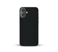 Carbon Fibre Vinyl Skin for iPhone 16 Plus - Premium 3M Decal for Back & Sides, Scratch Protection, Bubble-Free Application, Easy Application, Textured Finish, Made in UK (iPhone 16 Plus)